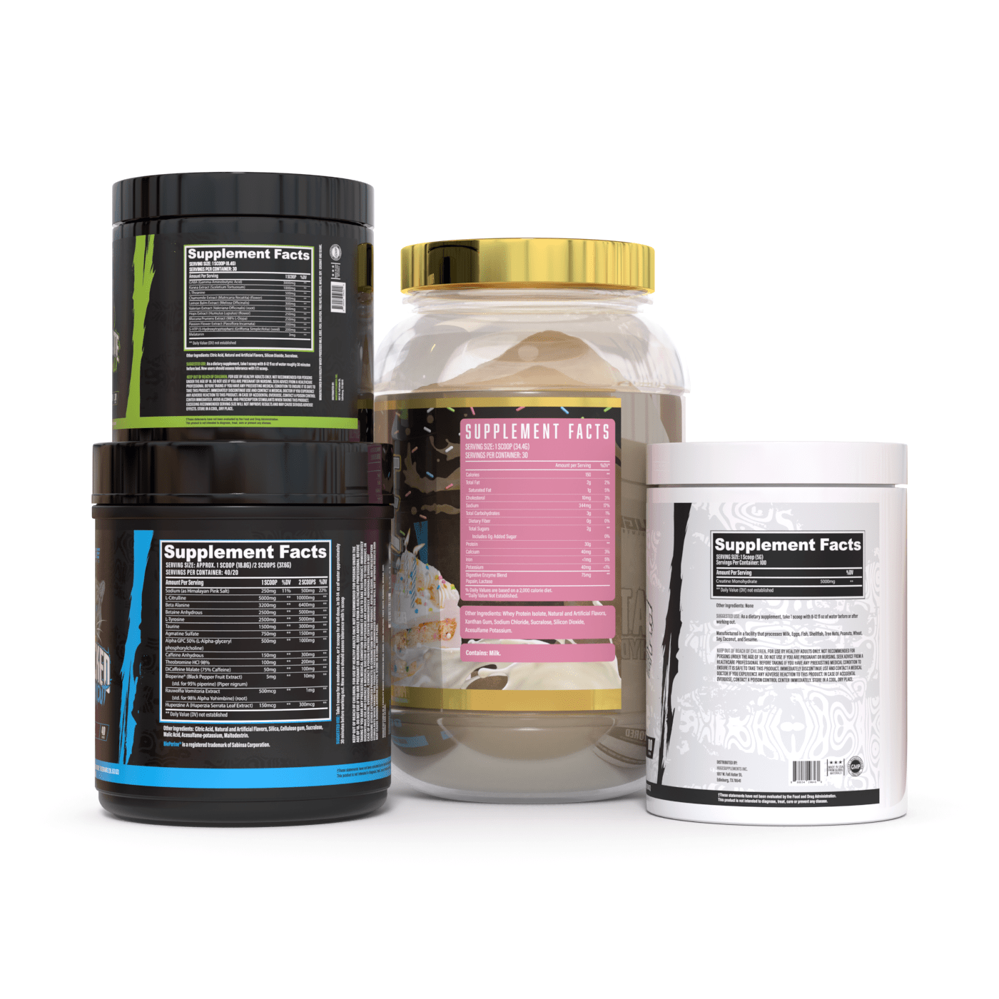 Huge Bulking Stack - Muscle Building Supplement Bundle