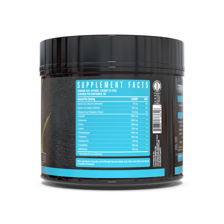 Huge EAA Supplement ingredient label 8