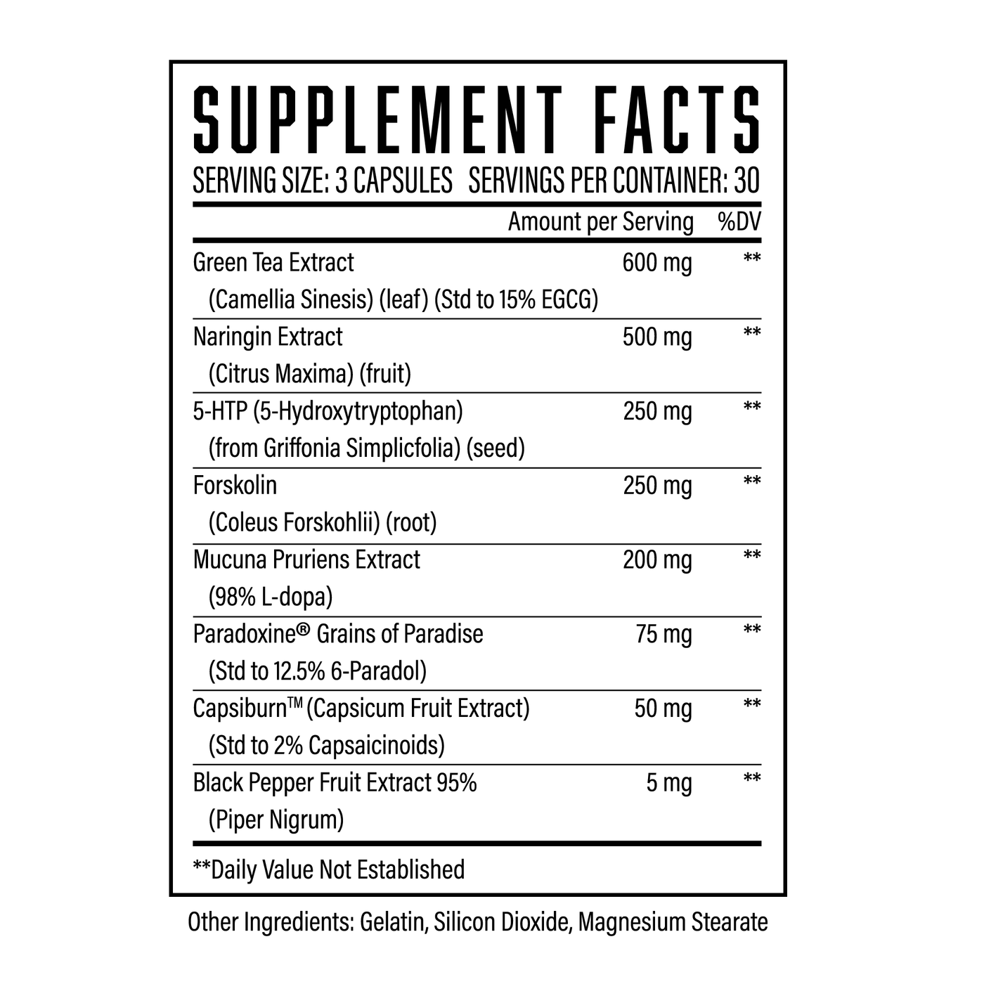 Exterminate - Stimulant Free Fat Burner - Burn Fat All Day