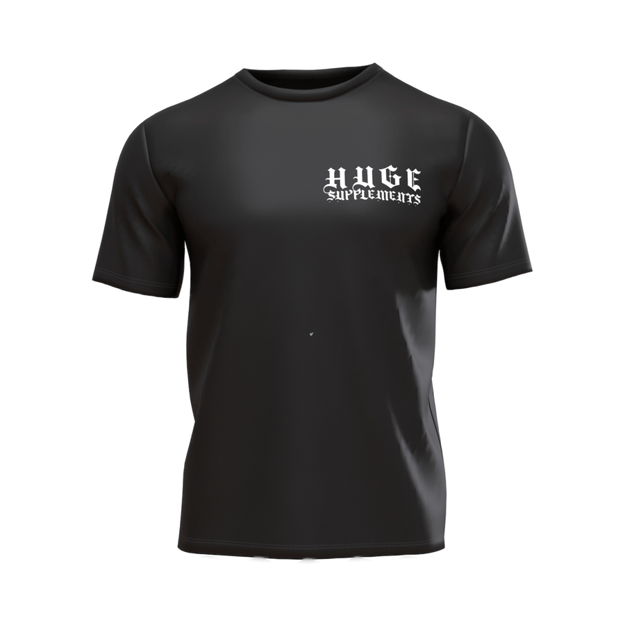HUGE Devil Skull Black Tee Front