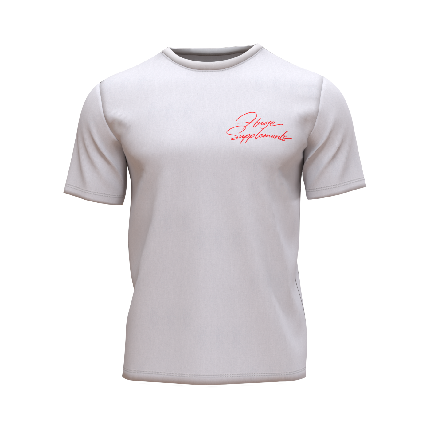 HUGE Slogan White Tee Front