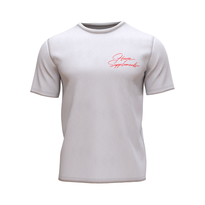 HUGE Slogan White Tee Front