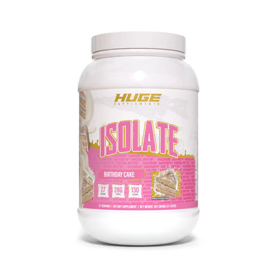 Huge Isolate Birthday Cake