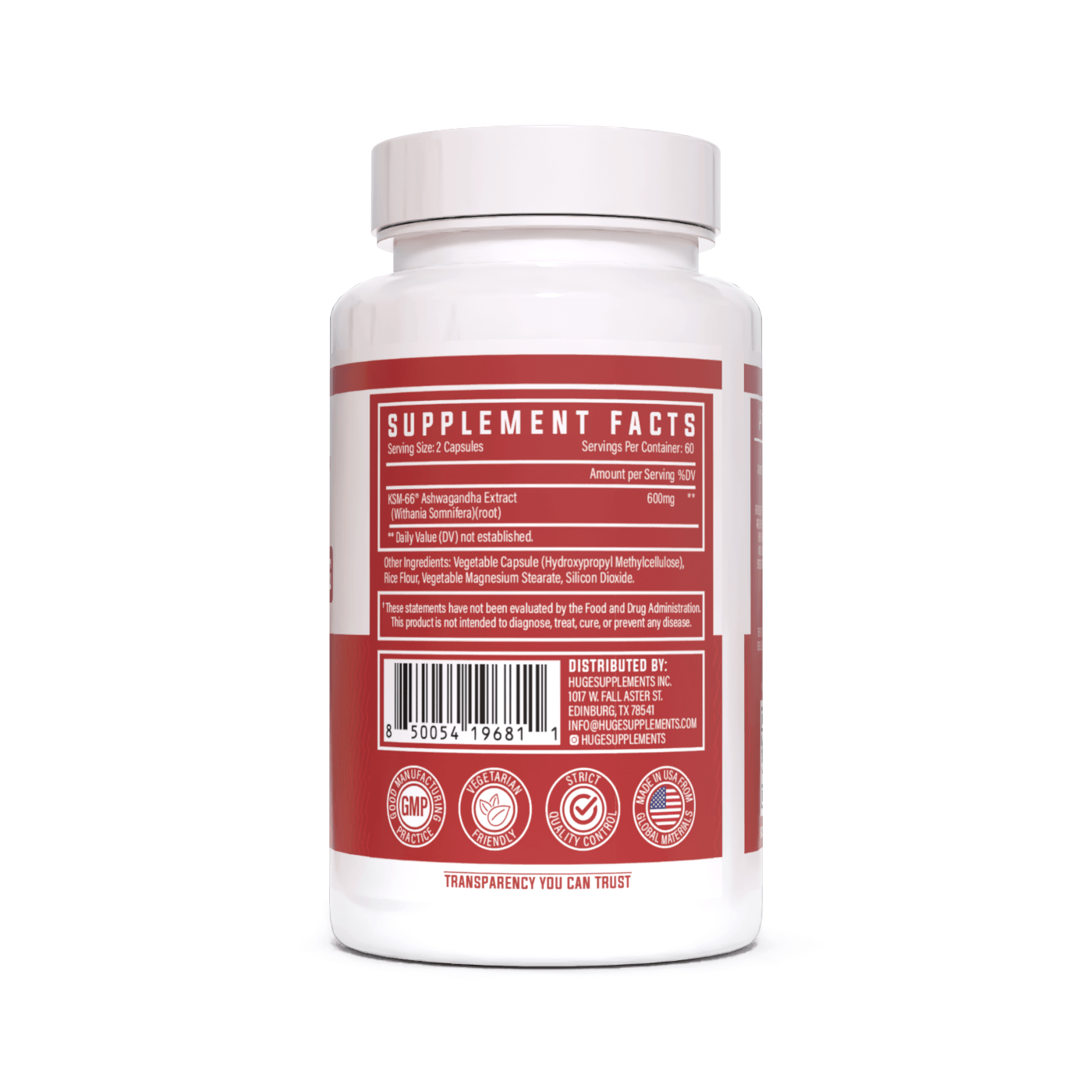 KSM-66 | Ashwagandha Supplement ingredient label