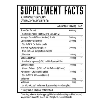 Supplement Facts Exterminate