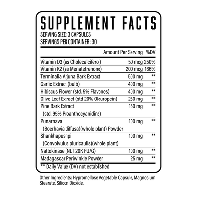 Supplement Facts Vital