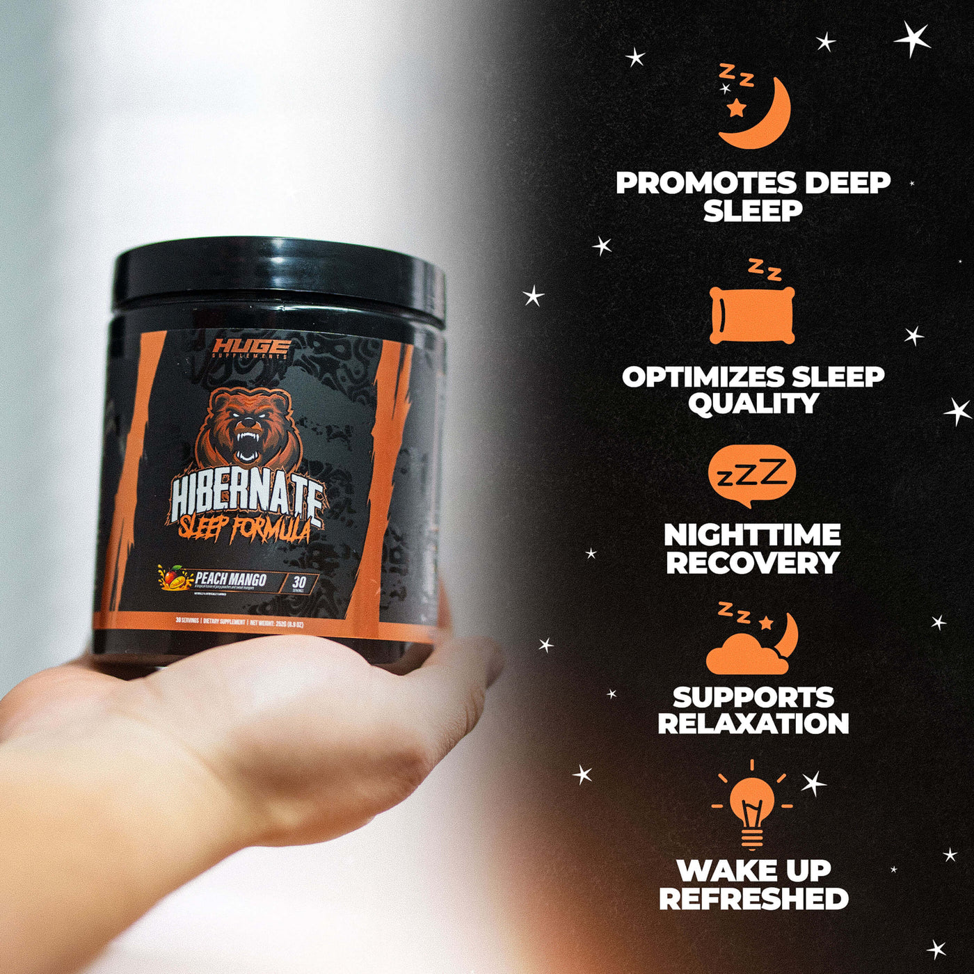 Hibernate Sleep Supplement - Deep Sleep & Recovery
