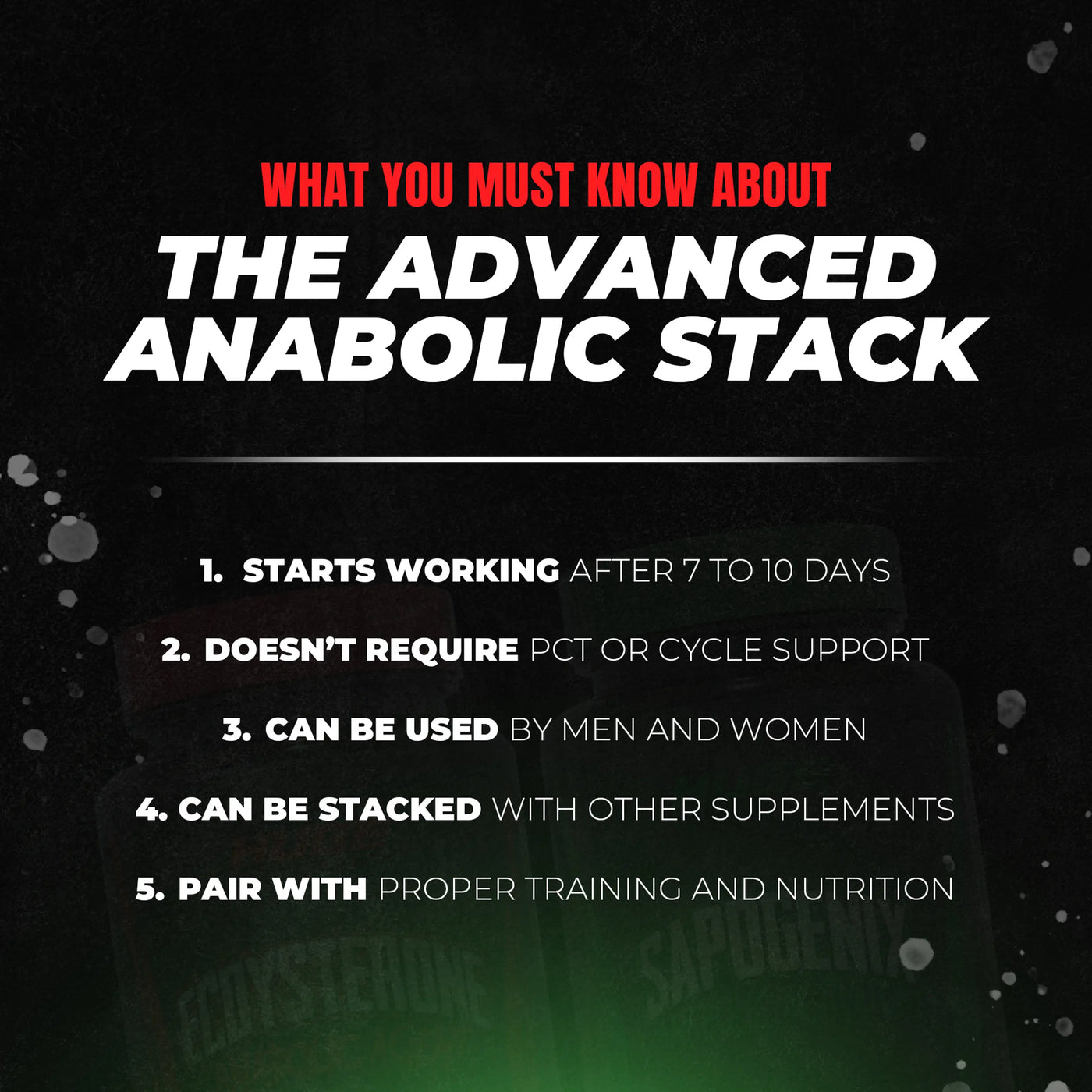 Muscletech Antecbolan Stack Advanced Anabolic Stack - Sapogenix & Ecdysterone Bundle