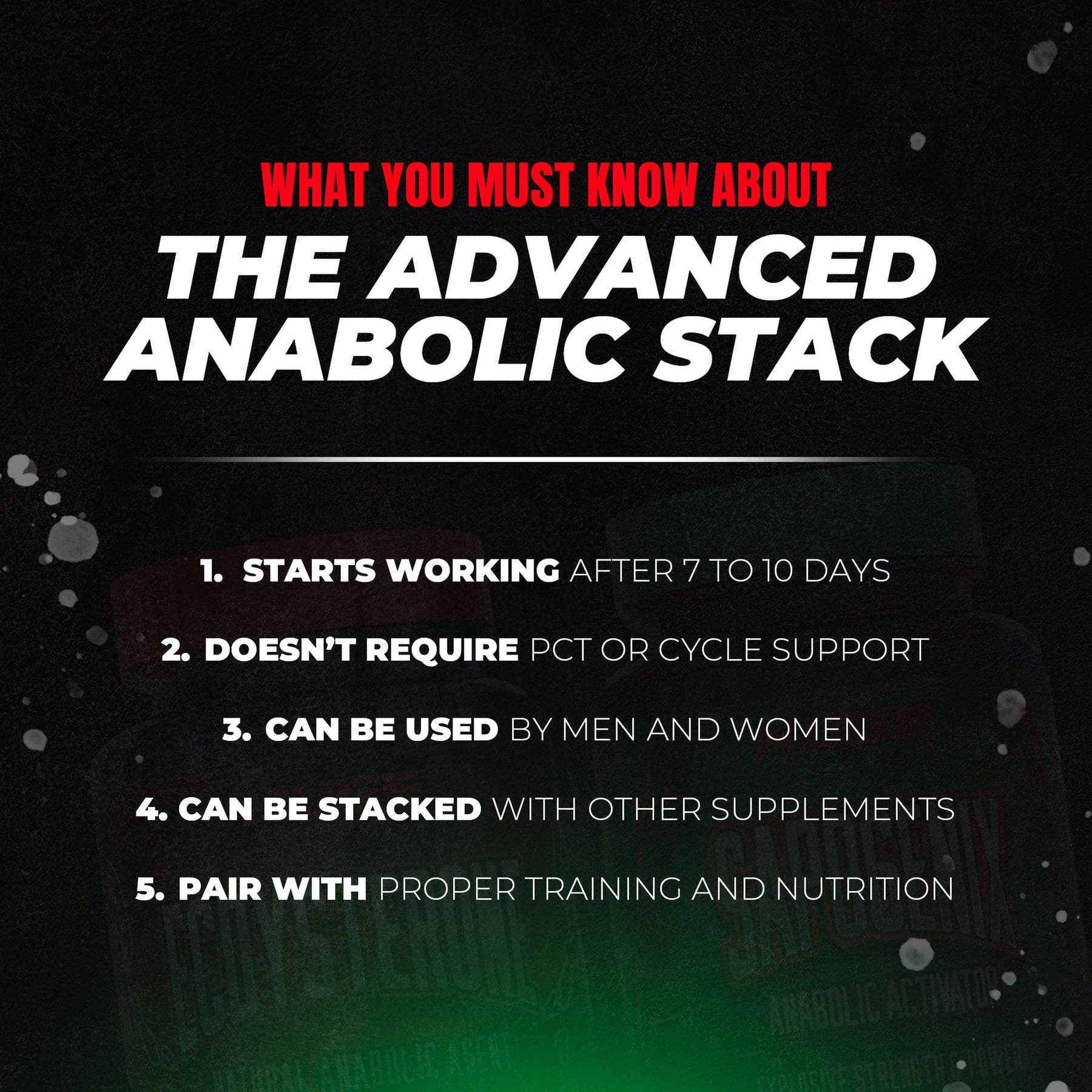 Advanced Anabolic Stack - Lean Muscle & Strength Gains