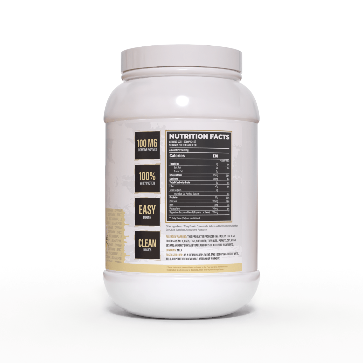 Huge Whey | Protein Powder ingredient label 10