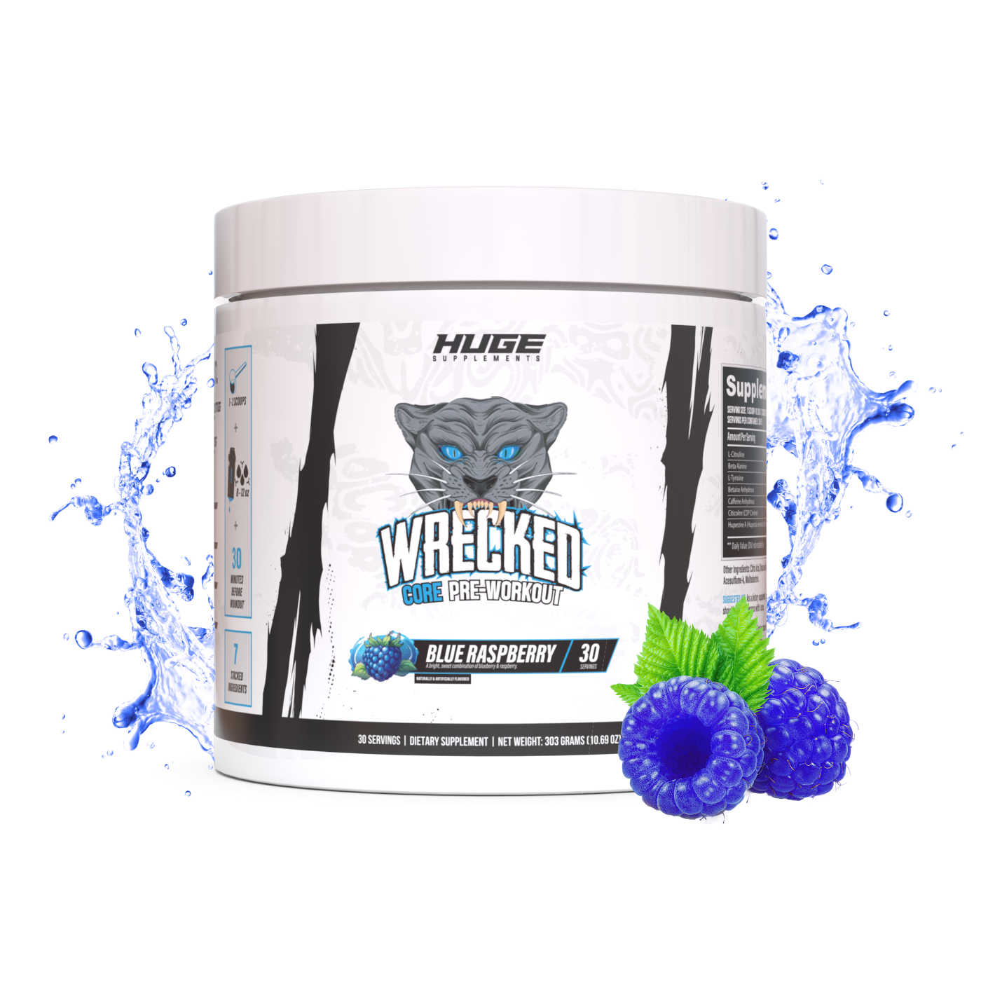 Wrecked Core Blue Raspberry 