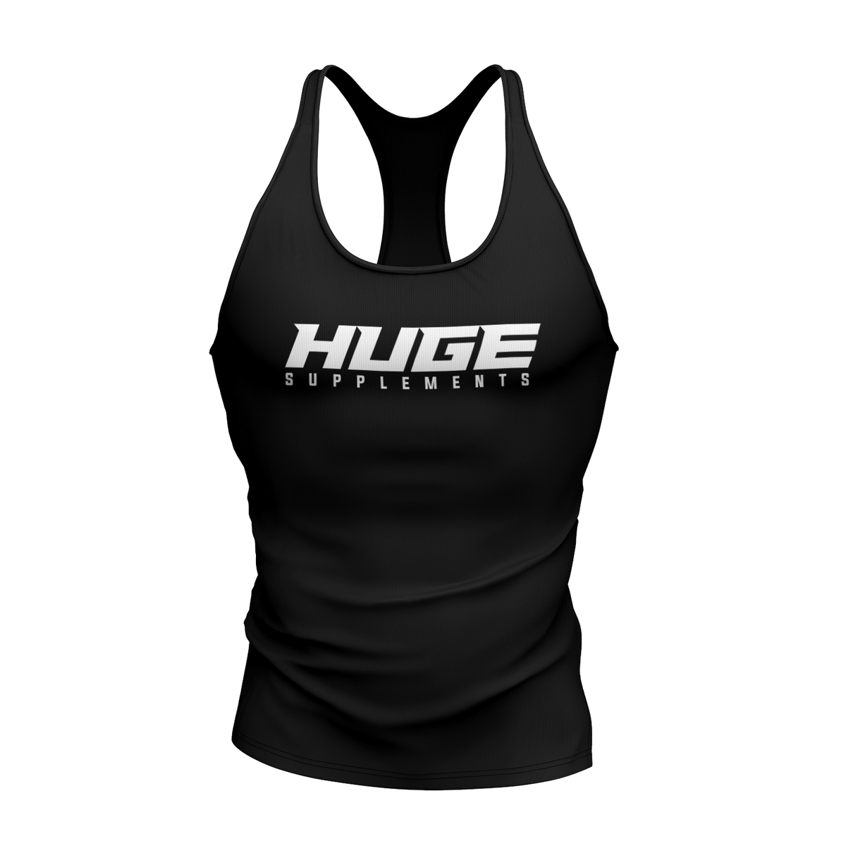 Huge Supplements Black Stringer Tank Top