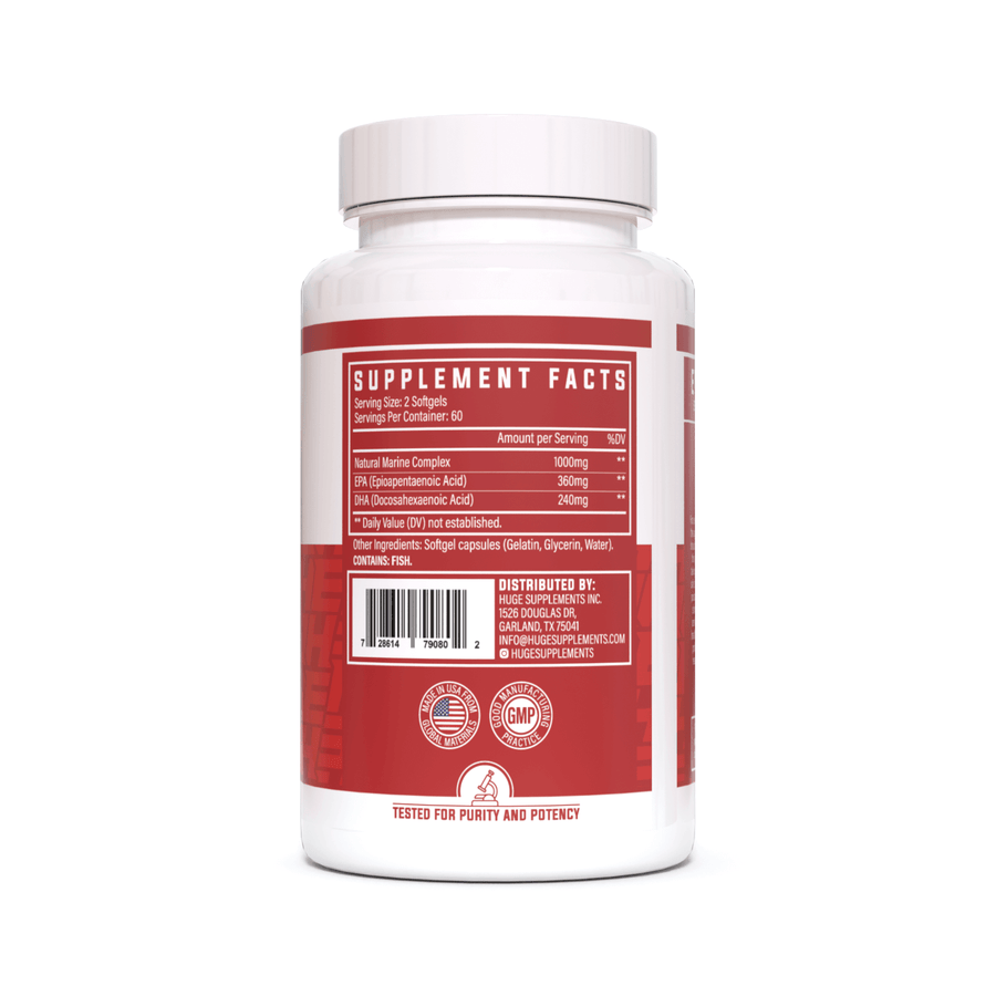 HugeSupplements Fish Oil