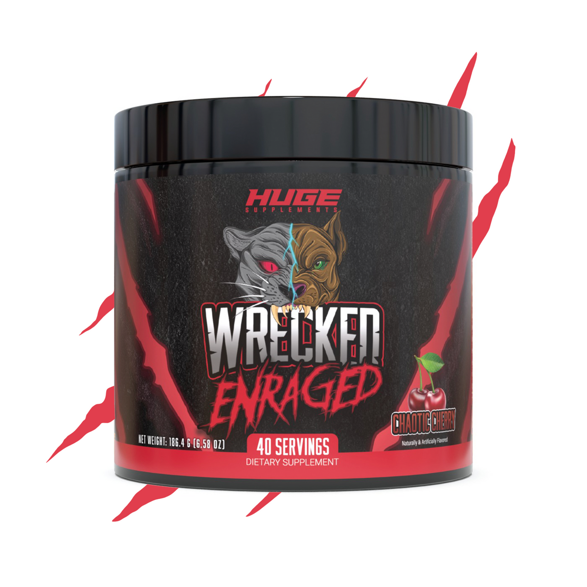 Wrecked Enraged x Tren Twins Collab (40 Servings) Huge Supplements