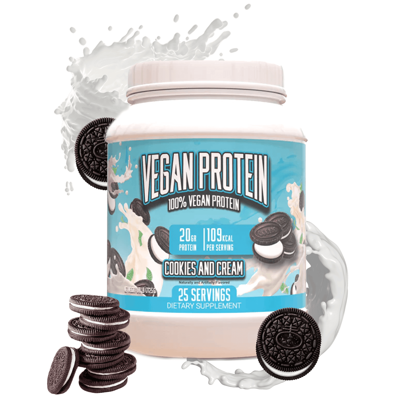 Vegan protein Cookies & Cream